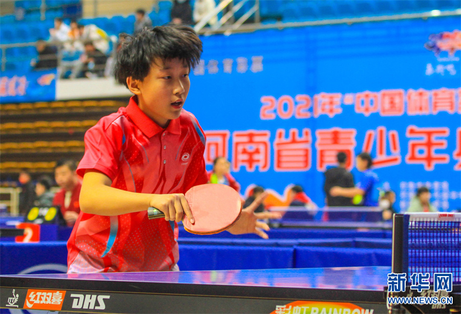 南阳：2021年青少年乒乓球赛完美收官
