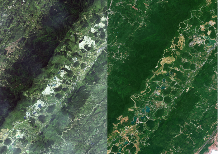 更绿更美更和谐 从太空视角看长江黄河这十年